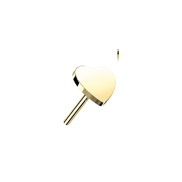 Princess P - 14K Gold Stud