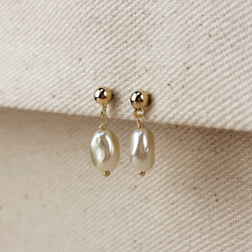 Dangle Baroque Pearl Earrings