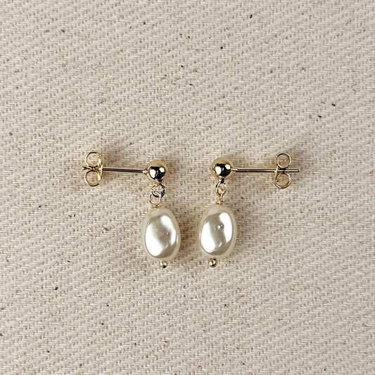 Dangle Baroque Pearl Earrings