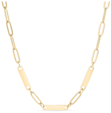 Paperclip 3 Bar Necklace