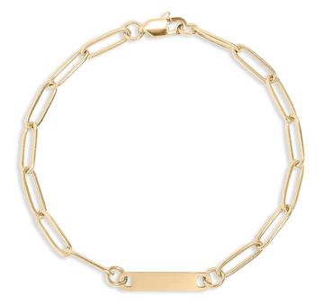 Paperclip Bar Bracelet